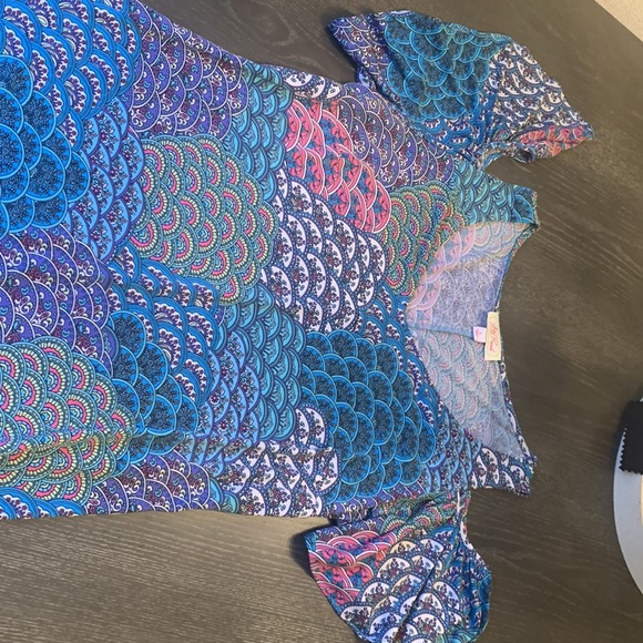 Colorful cold shoulder sheath dress - Picture 2 of 4